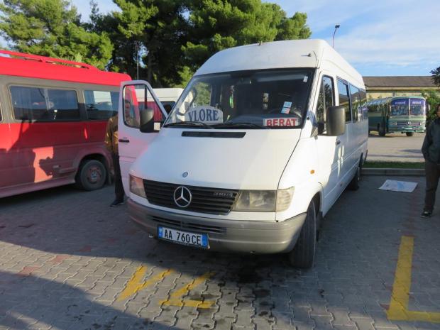 minibus from Berat to Vlore